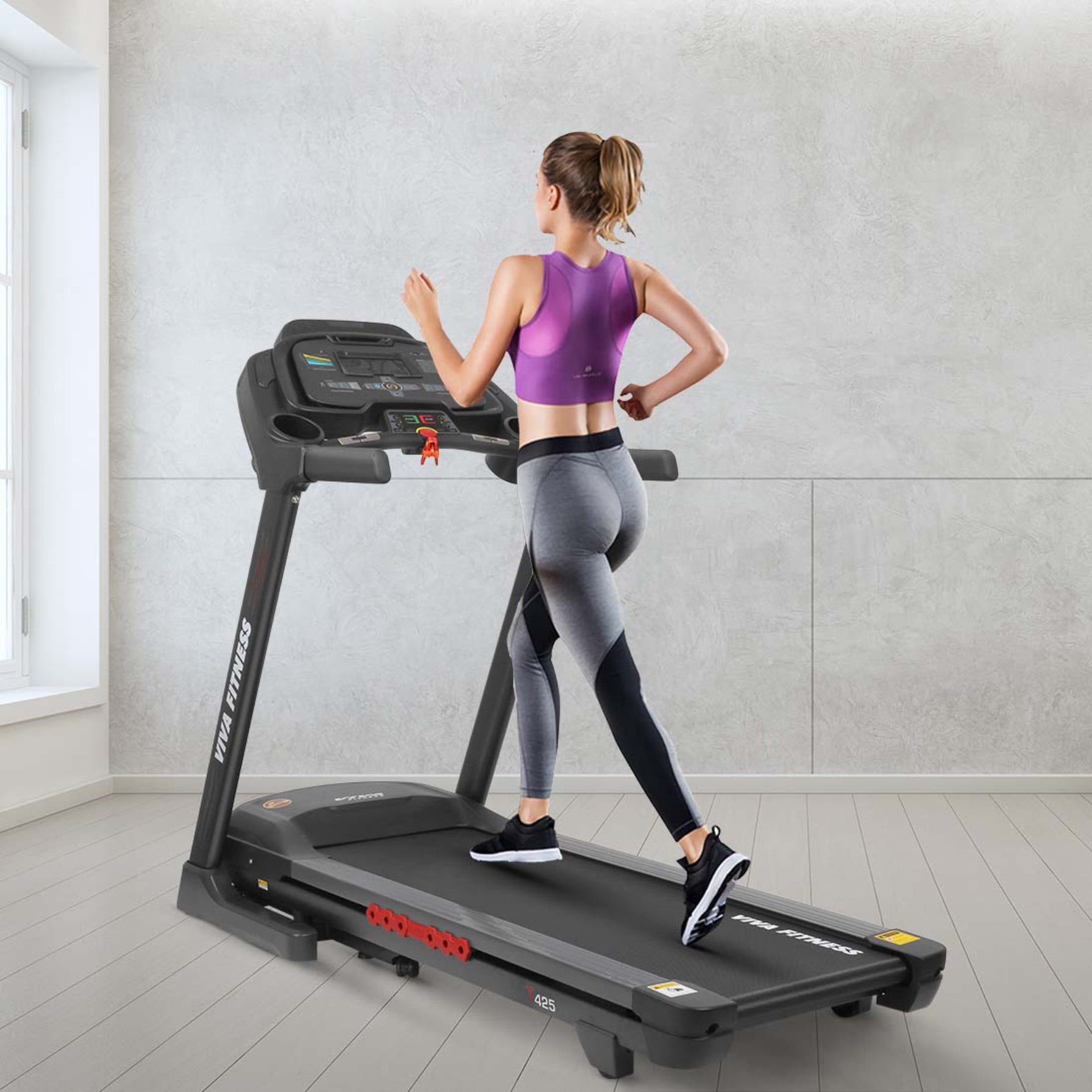 Viva Fitness T-425 DC Motorized Treadmill | Viva-fitness-in