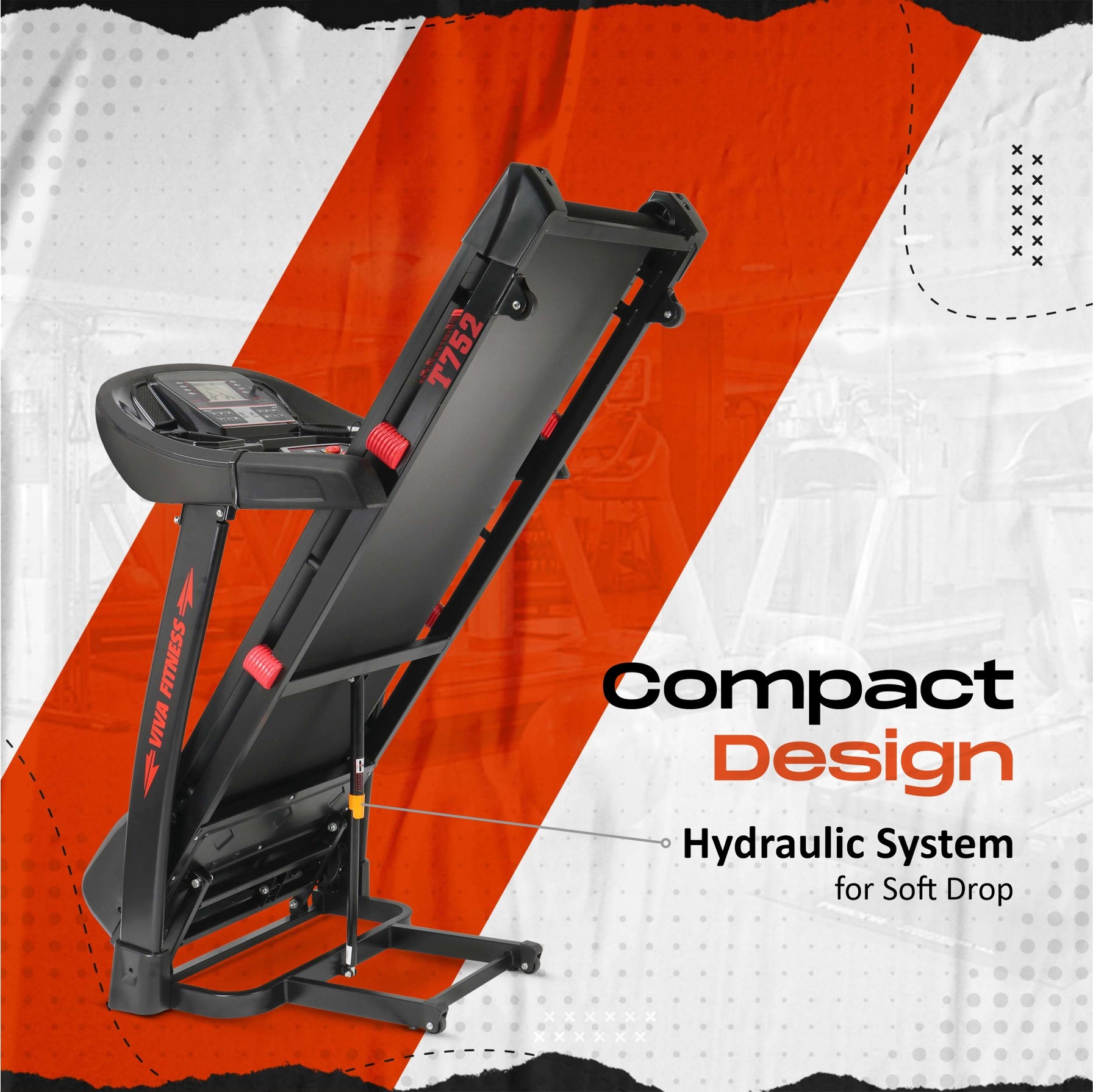 Viva Fitness T-752 Motorized Treadmill | Viva-fitness-in